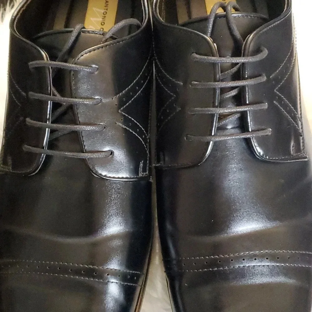 Like New Antonio Cerrelli Tie Mens Dress/Formal/Office Shoes Rare Large Size 17W